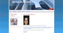 Desktop Screenshot of newyorkmedicalsales.com